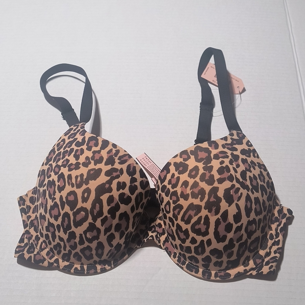 Dobreva 36C Women's Cheetah Print Bra NWT Adjustable